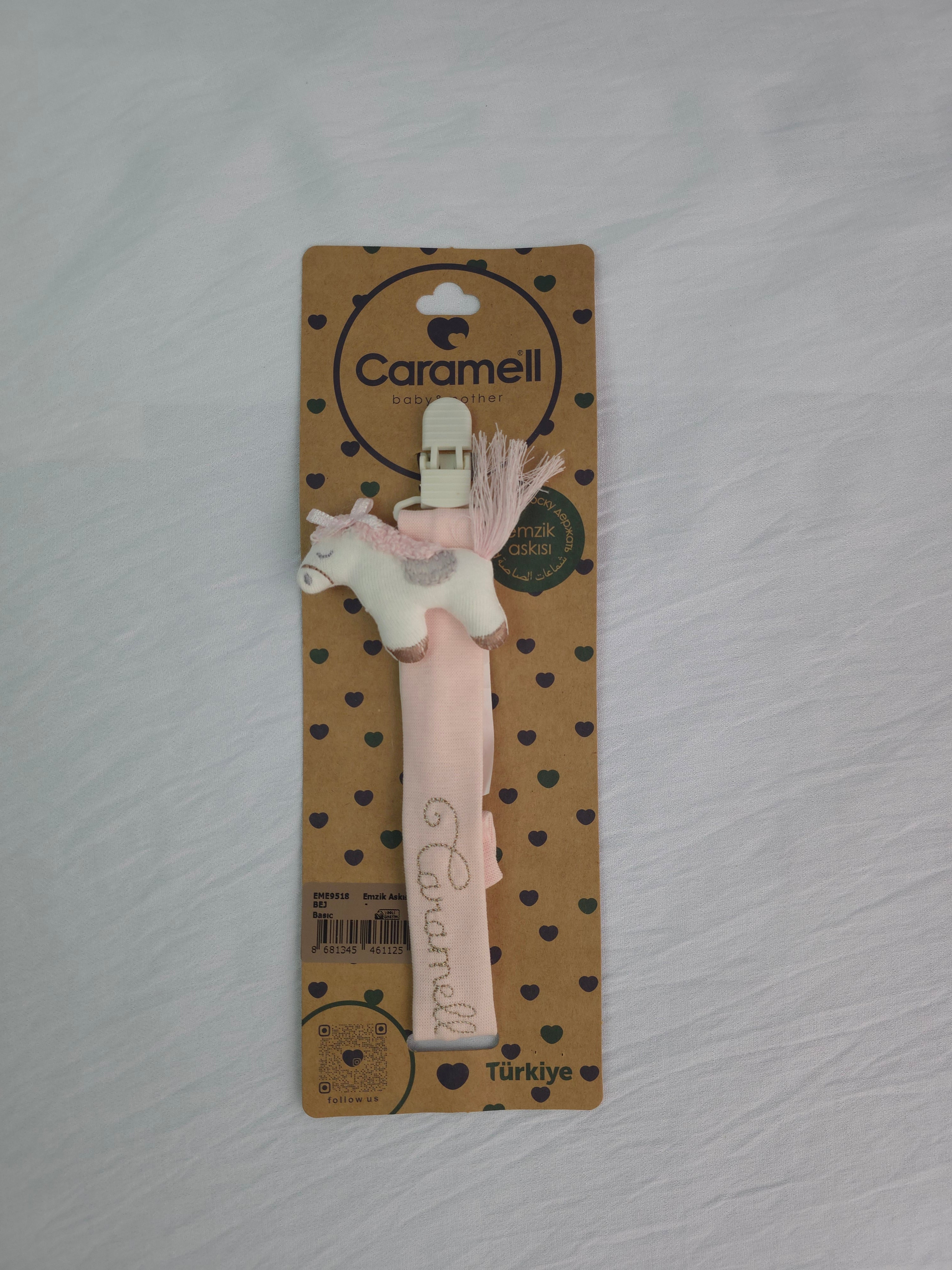 Attache-tétine Personnalisé « Caramell » – Modèles Mouton & Licorne