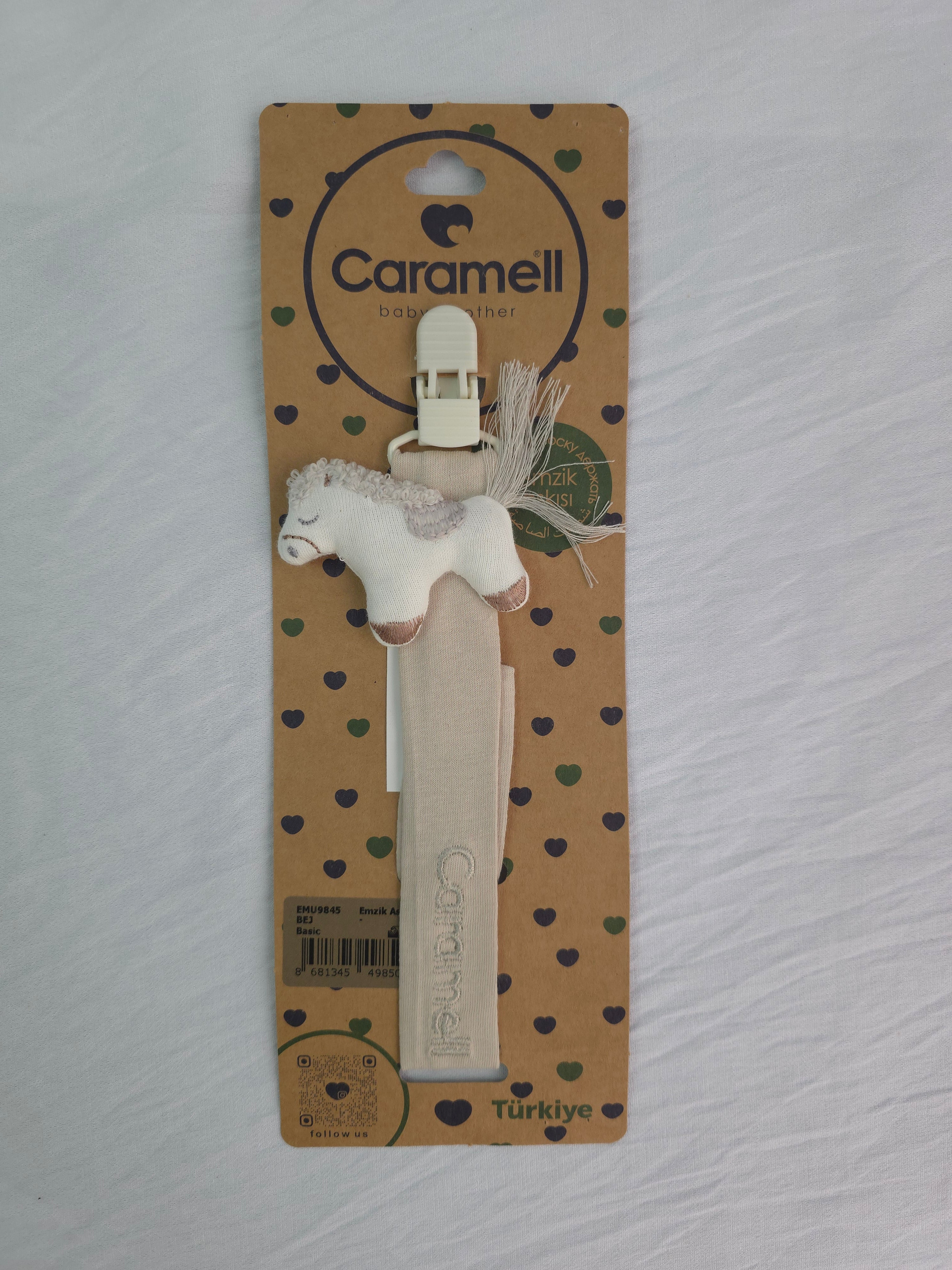 Attache-tétine Personnalisé « Caramell » – Modèles Mouton & Licorne