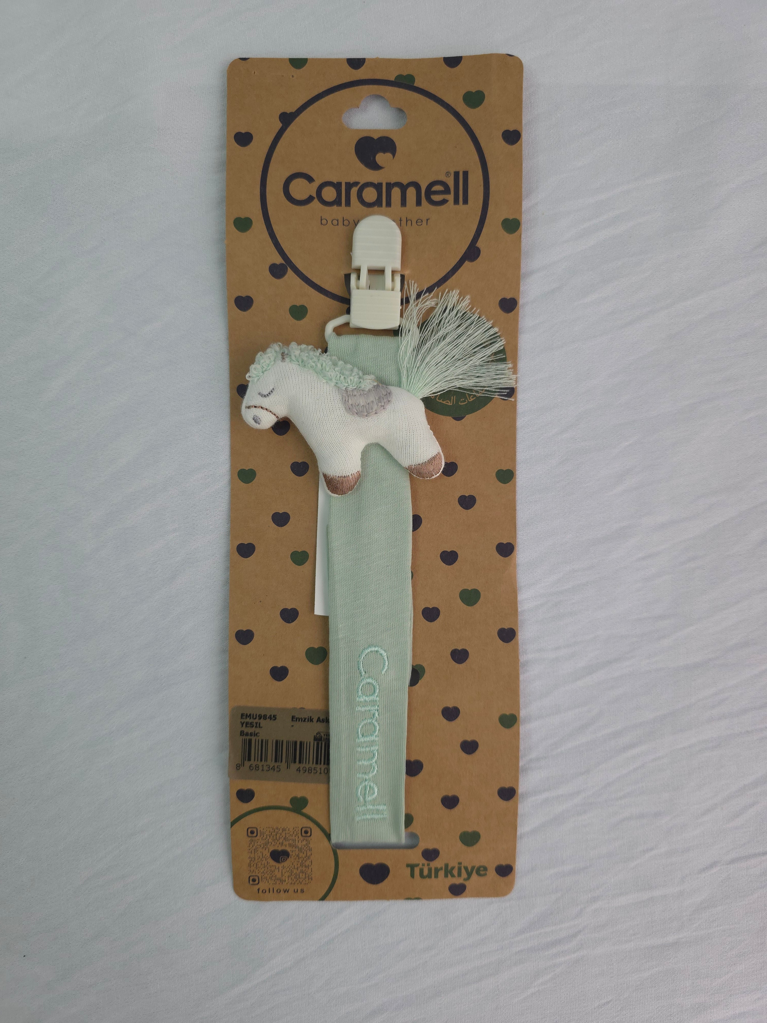 Attache-tétine Personnalisé « Caramell » – Modèles Mouton & Licorne