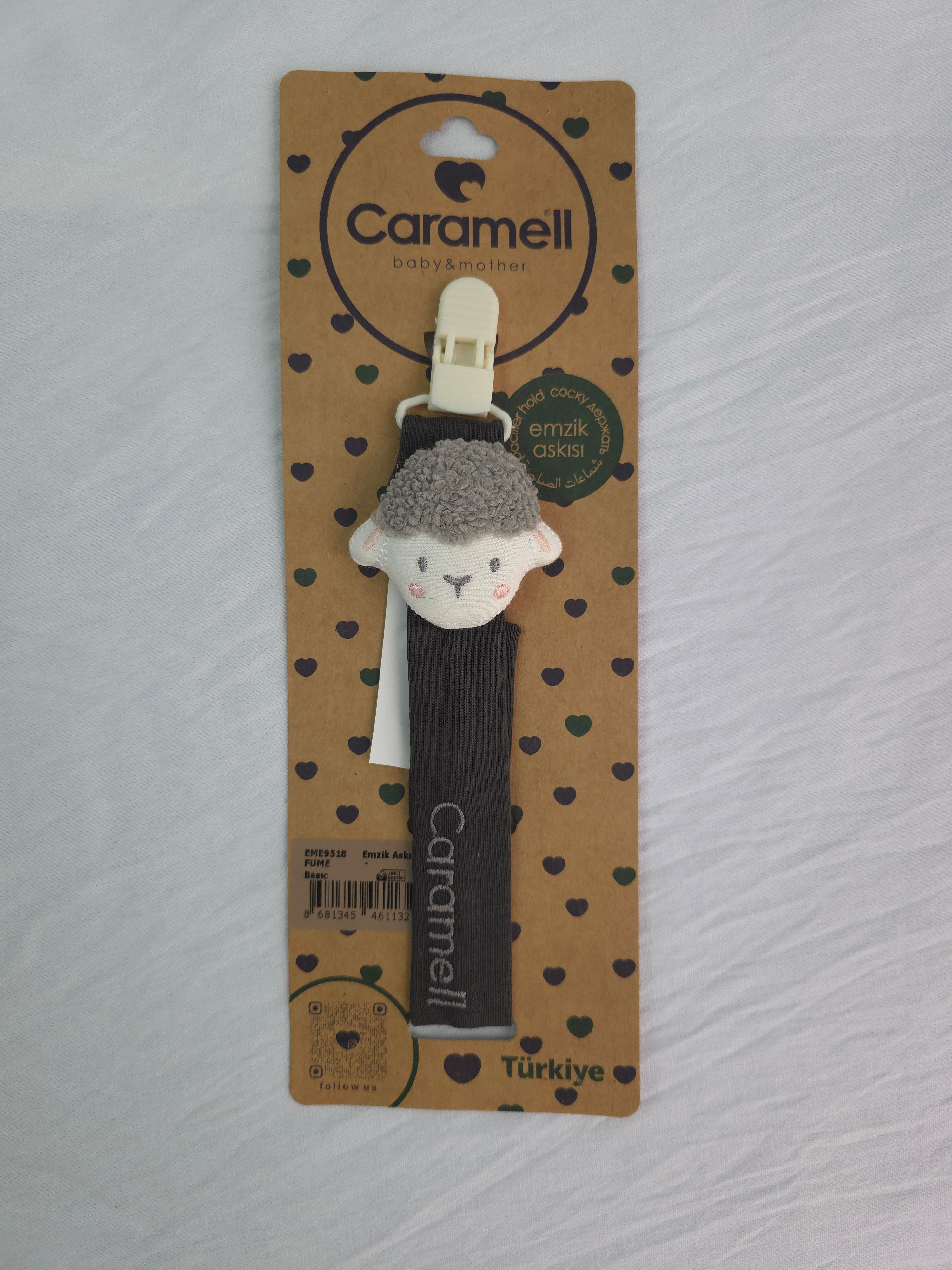 Attache-tétine Personnalisé « Caramell » – Modèles Mouton & Licorne