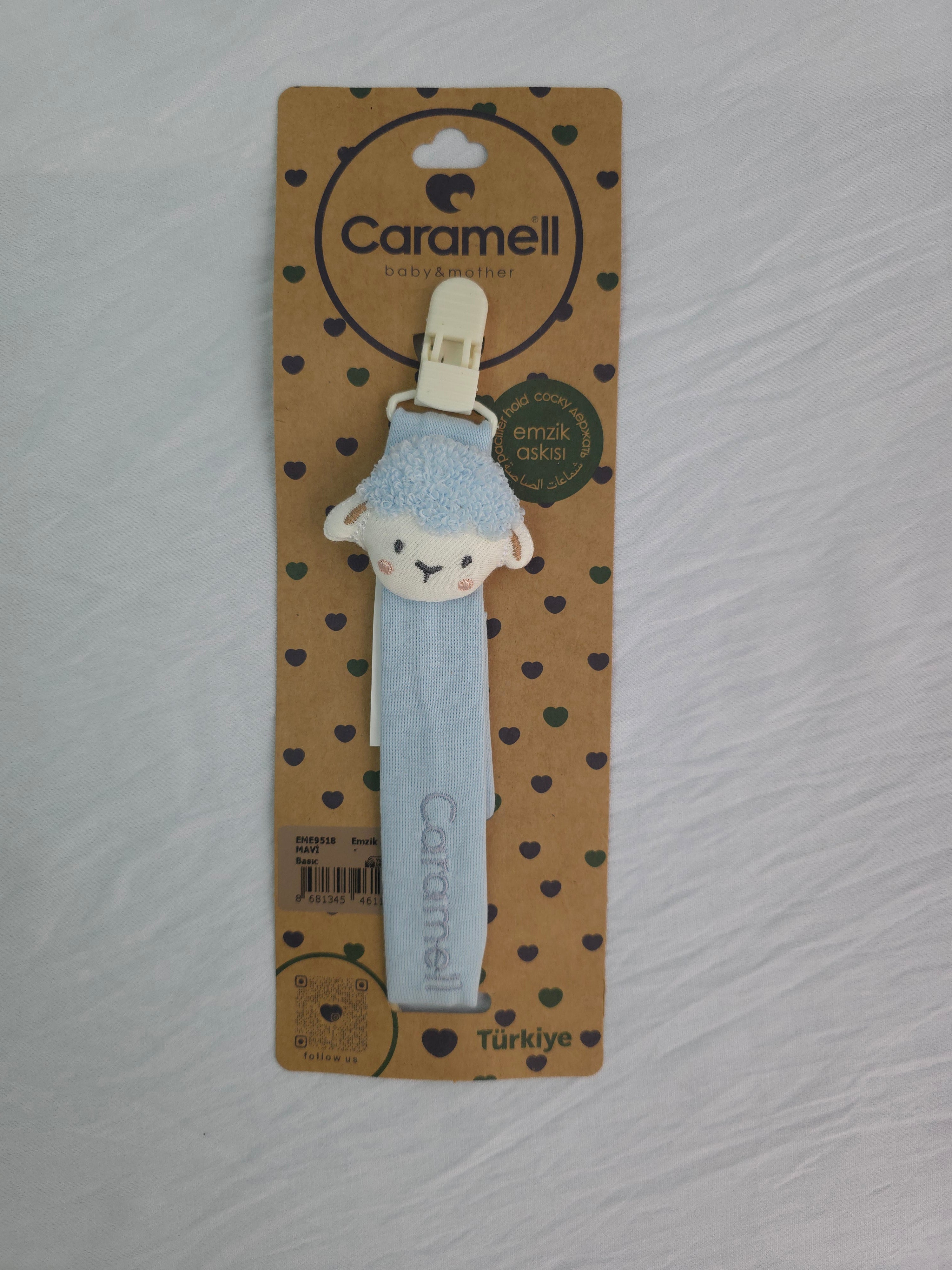 Attache-tétine Personnalisé « Caramell » – Modèles Mouton & Licorne
