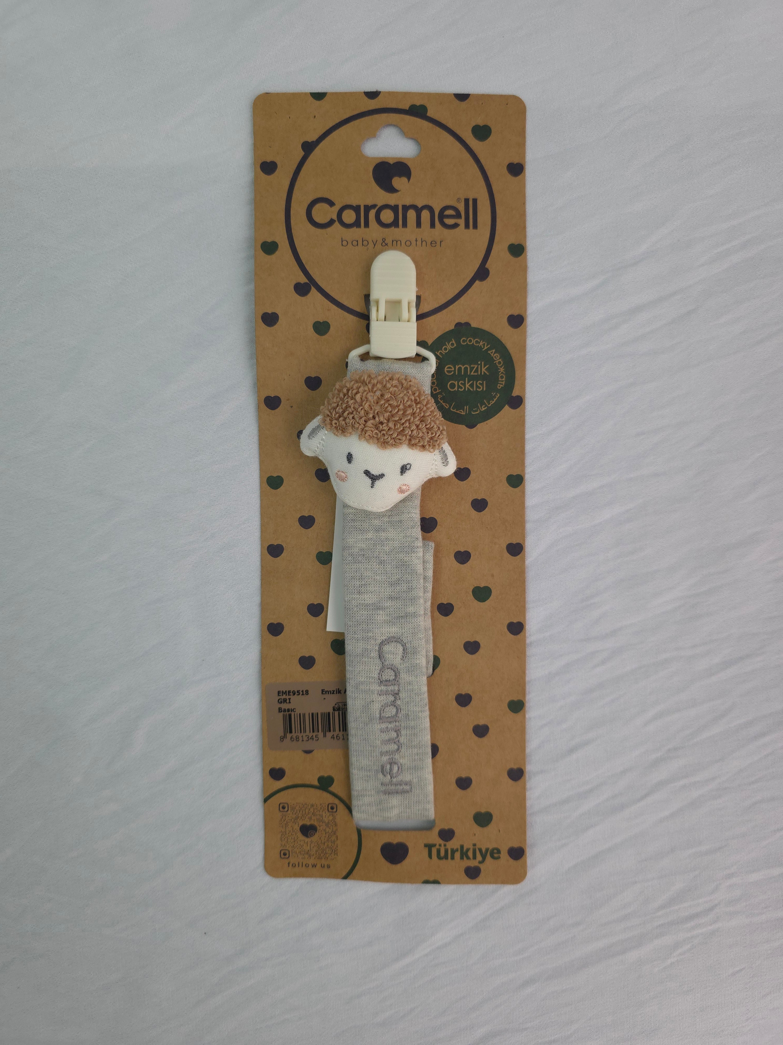 Attache-tétine Personnalisé « Caramell » – Modèles Mouton & Licorne