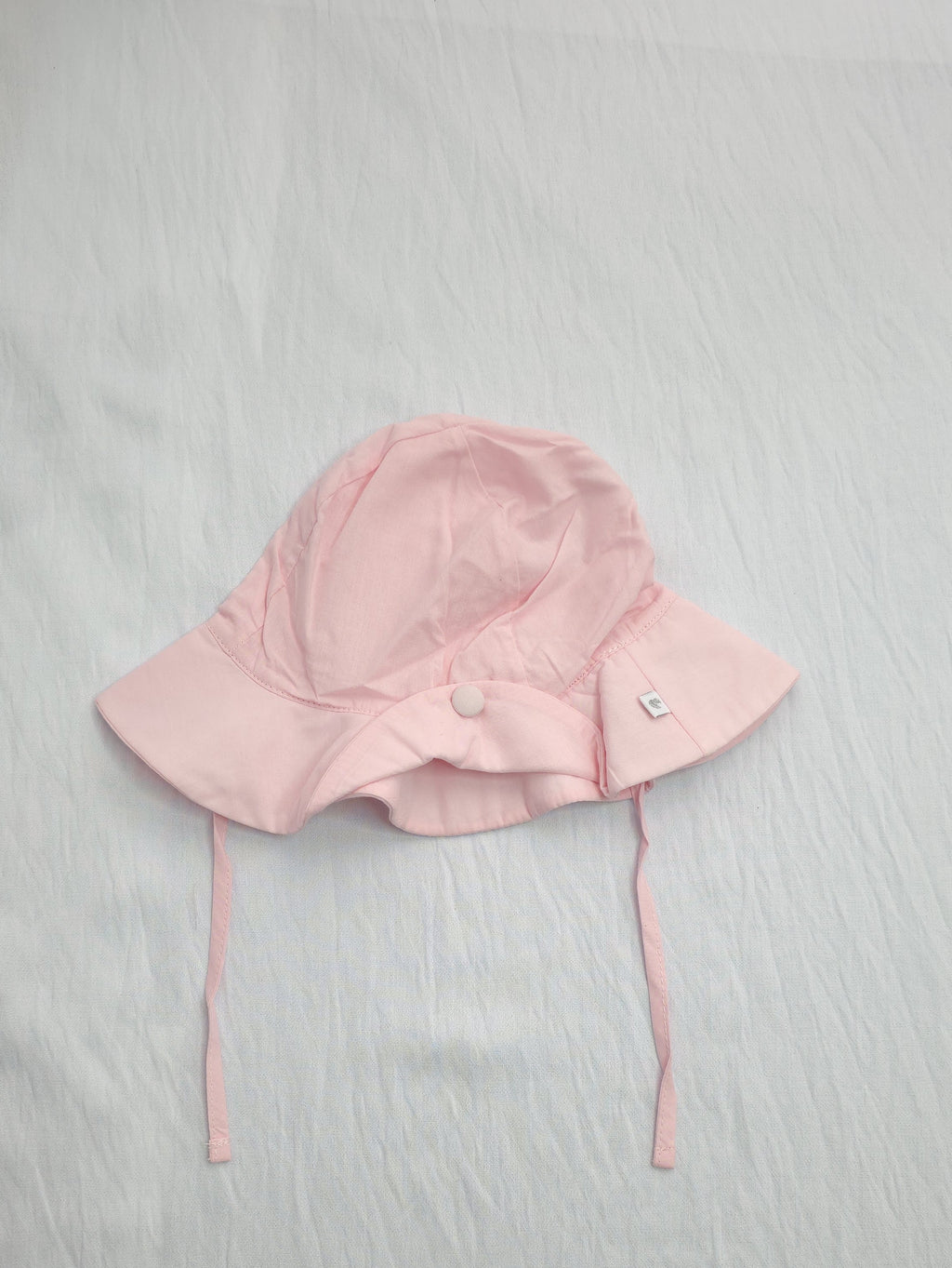 Chapeau de Soleil à Liens – Rose Pâle