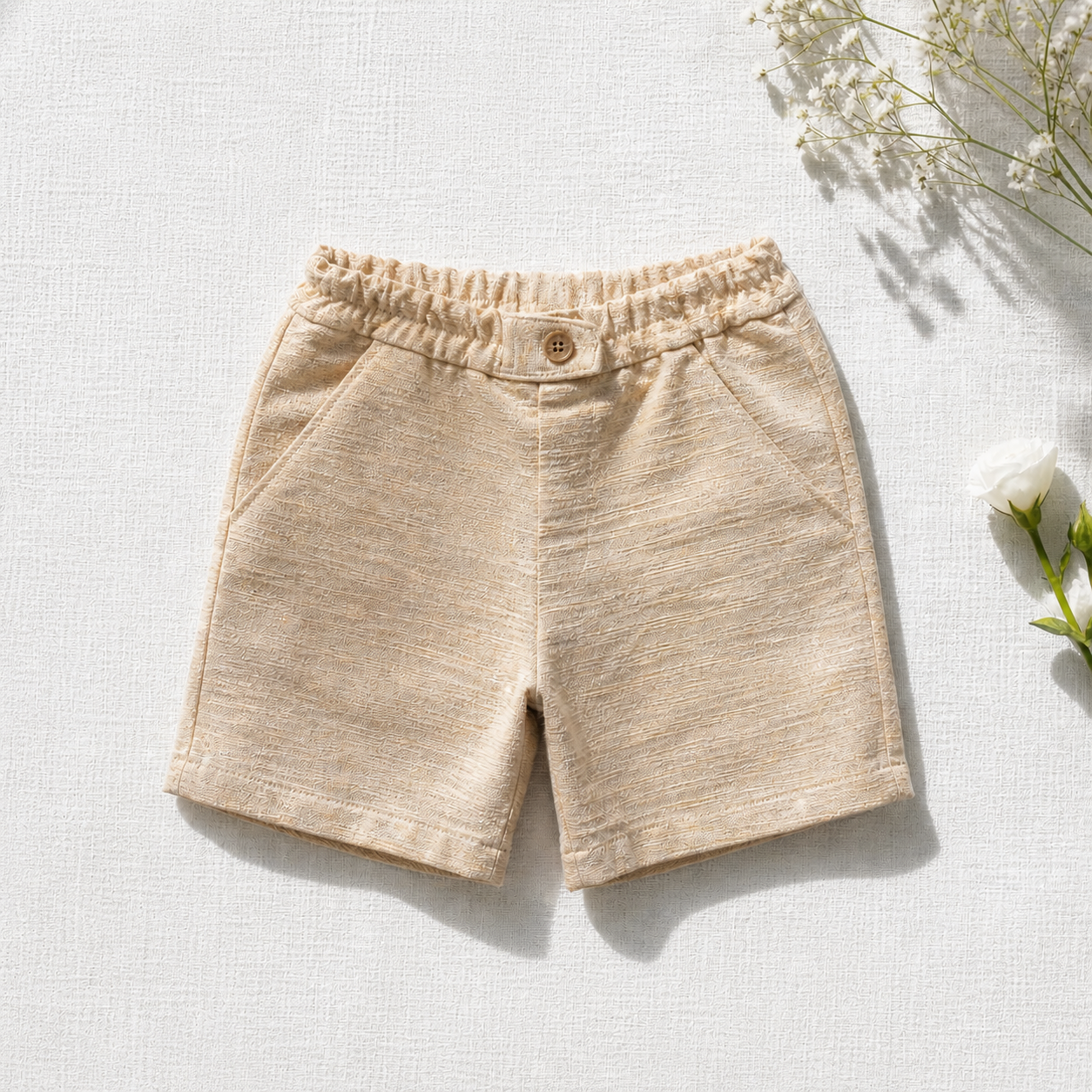Ensemble d'Été 3 Pièces « Sun Rays » – Chemise, T-shirt &amp; Short