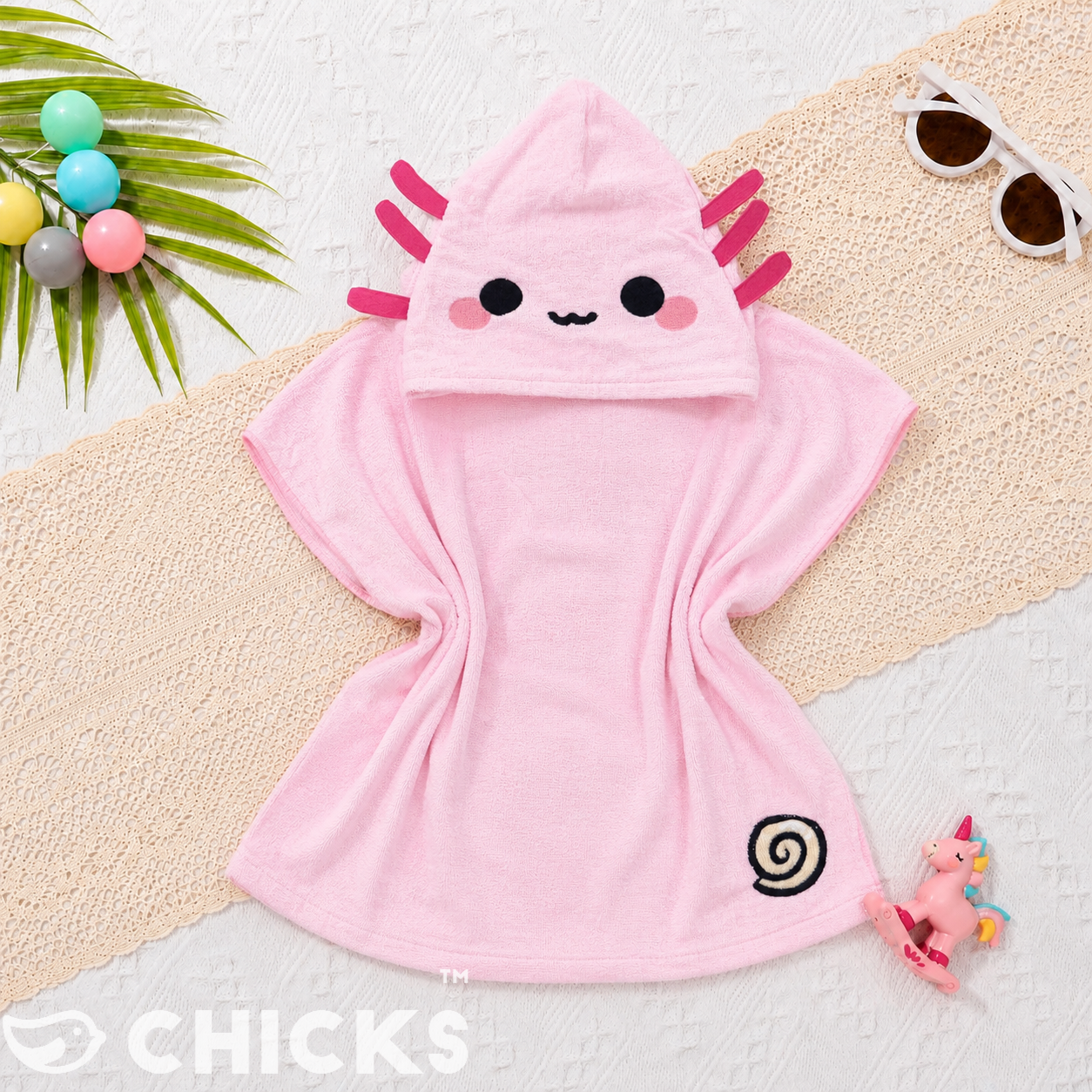 Le Poncho de Bain "Créature Marine"