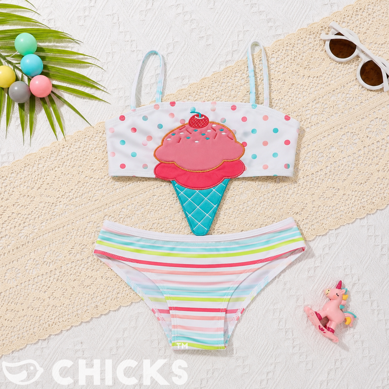 Le Maillot "Douce Crème Glacée"