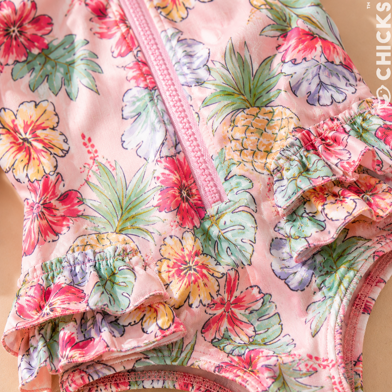 Le Maillot Rose "Fleur d’Été"