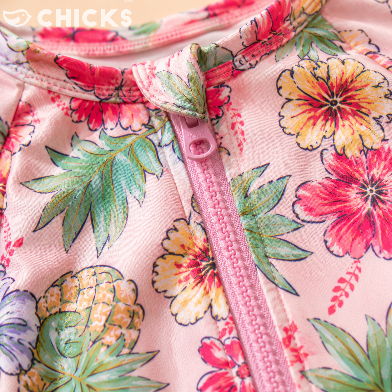 Le Maillot Rose "Fleur d’Été"