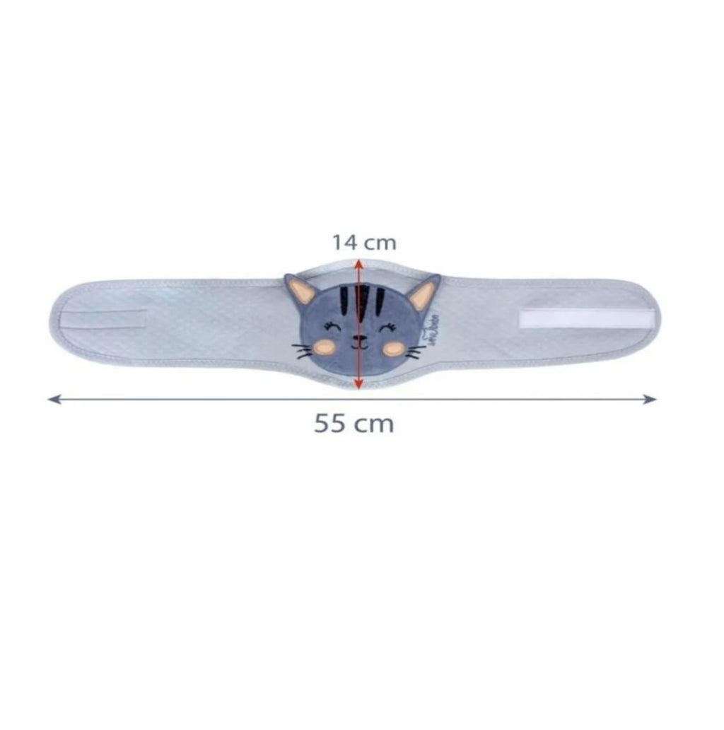 Ceinture Anti-Coliques aux Noyaux de Cerise – Motif Chat