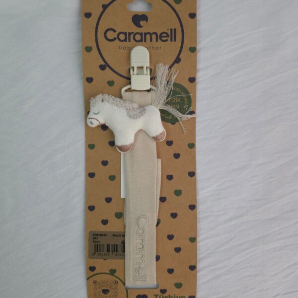 Attache-tétine Personnalisé « Caramell » – Modèles Mouton & Licorne